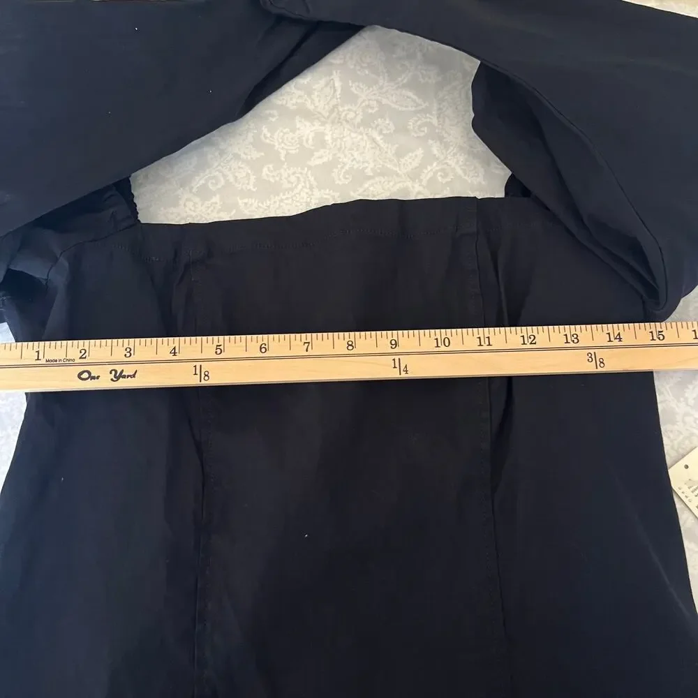 Maeve Anthropologie Wynne Square Neck Puff Sleeve Top Size Large